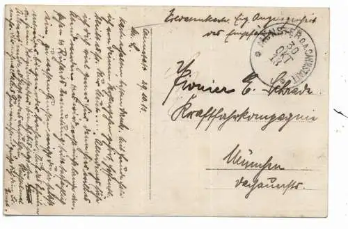 [Ansichtskarte] 7000 STUTTGART - CANNSTATT - MÜNSTER, Photo-AK aus dem Kleingarten / Schrebergarten, 1913. 