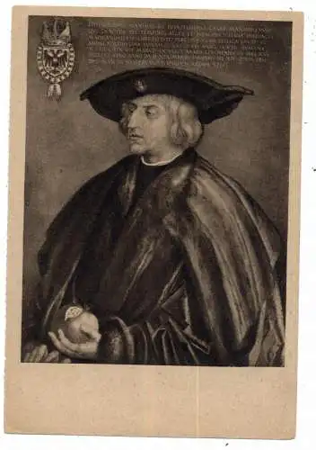 [Ansichtskarte] KÜNSTLER / ARTIST, ALBRECHT DÜRER, "Kaiser Maximilian", WHW 1933 / 34. 