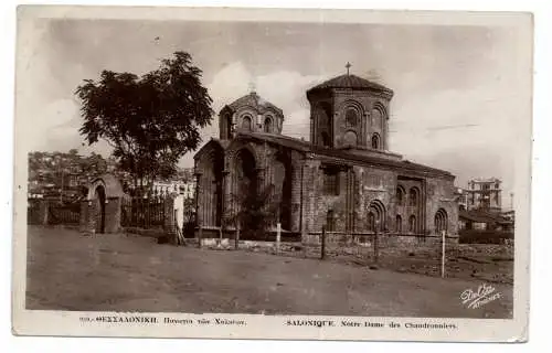 [Ansichtskarte] GR 54000 SALONIKI, Notre Dame des Chaudronniers, 1917, Zensur. 
