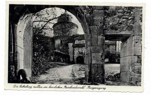 [Ansichtskarte] 3520 HOFGEISMAR - BEBEBECK, Sababurg, Burgeingang. 