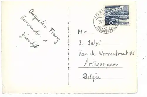 [Ansichtskarte] CH 6010 KRIENS, Pilatus Kulm, 1957. 