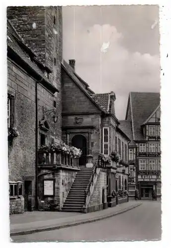[Ansichtskarte] 3353 BAD GANDERSHEIM, Am Rathaus, 1958. 