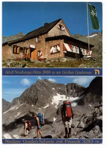 [Ansichtskarte] A 9843 DÖLLACH im Mölltal, Adolf Nossberger Hütte. 