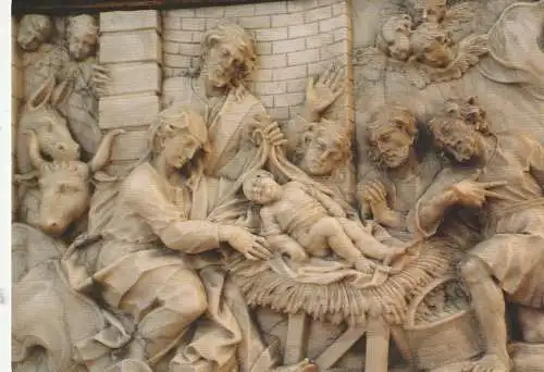 [Ansichtskarte] KRIPPE - STIFT LILIENFELD, Alabasterrelief. 