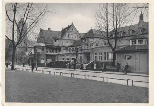 [Ansichtskarte] 5060 BERGISCH GLADBACH, Bergischer Löwe und Laurentius Kirche. 