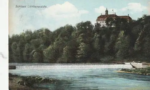 [Ansichtskarte] 0-9387 LICHTENWALDE, Schloß, 1908. 