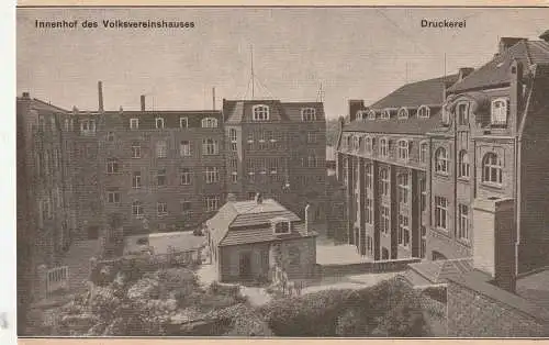 [Ansichtskarte] 4050 MÖNCHENGLADBACH, Innenhof des Volksvereinshauses. 