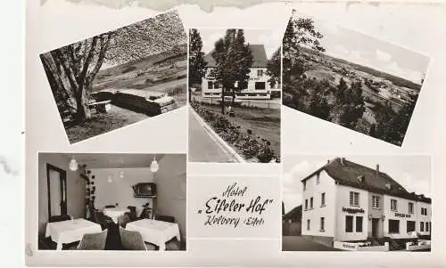 [Ansichtskarte] 5489 KELBERG, Hotel / Cafe "Eifeler Hof", kl. Klebereste. 