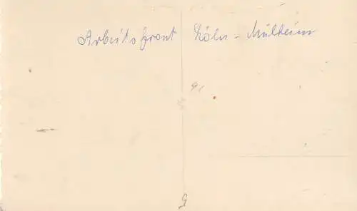 [Ansichtskarte] 5000 KÖLN - MÜLHEIM, Aufmarsch Arbeitsfront, Photo-AK. 