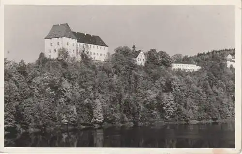 [Ansichtskarte] 0-6550 SCHLEIZ - BURGK, Schloß Burgk, Blick von Burgkhammer 2. 