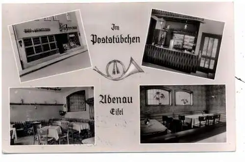 [Ansichtskarte] 5488 ADENAU, Bier und Weinstuben "Im Poststübchen". 