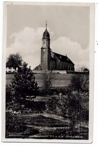 [Ansichtskarte] 7821 HÖCHENSCHWAND, Kirche, Friedhof und Umgebung. 
