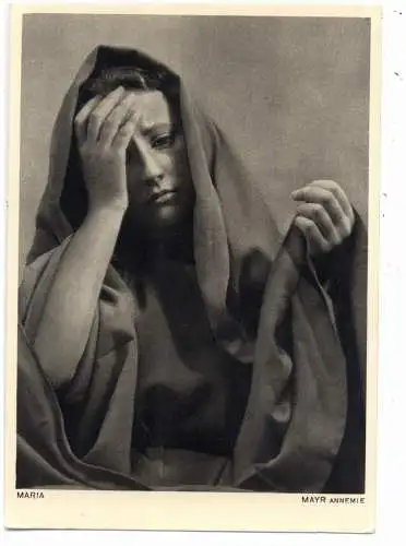 [Ansichtskarte] 8103 OBERAMMERGAU, Passionsspiele 1950, Maria. 