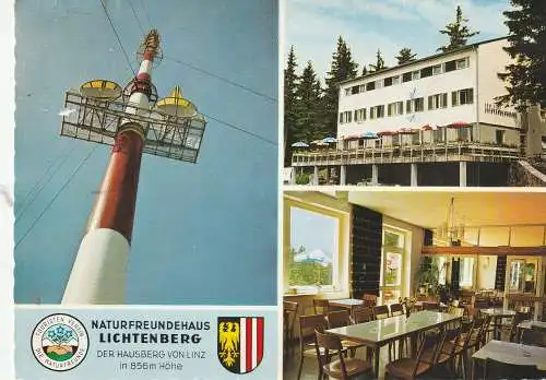 [Ansichtskarte] A 4043 KINZ - PÖSTLINGBERG, Naturfreundehaus Lichtenberghaus. 