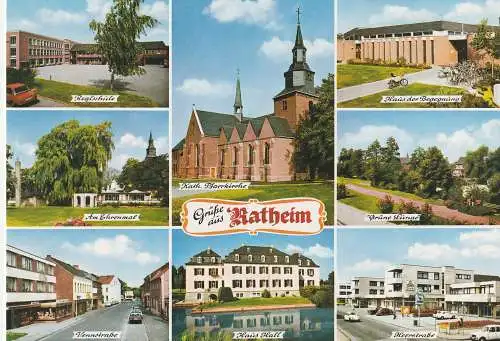 [Ansichtskarte] 5142 HÜCKELHOVEN - RATHEIM, Mehrbild - AK. 