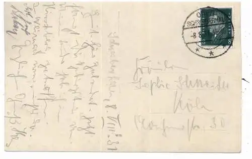 [Ansichtskarte] BÖHMEN & MÄHREN - PETZER / PEC POD SNEZKOU, Blick in den Riesengrund, 1931. 
