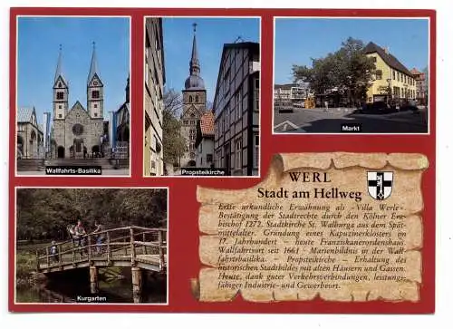 [Ansichtskarte] 4760 WERL, Chronik AK. 