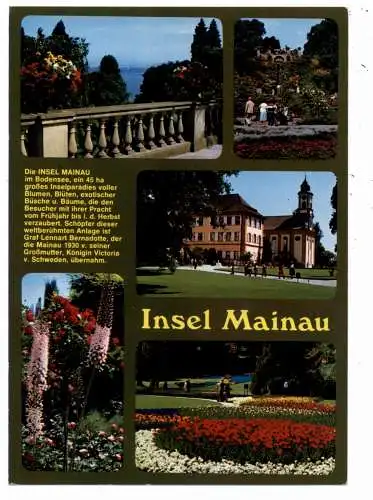 [Ansichtskarte] 7750 INSEL MAINAU, Chronik AK. 
