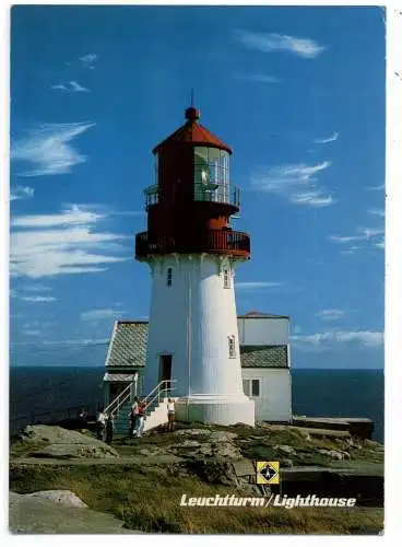 [Ansichtskarte] LEUCHTTÜRME / LIGHTHOUSE / VUURTOREN / PHARE / FYR - Leuchtturm Lindesnes - Norwegen. 