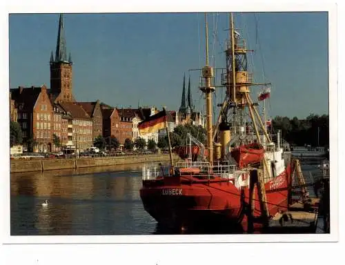 [Ansichtskarte] LEUCHTTÜRME / LIGHTHOUSE / VUURTOREN / PHARE / FYR - Leuchtschiff Lübeck. 