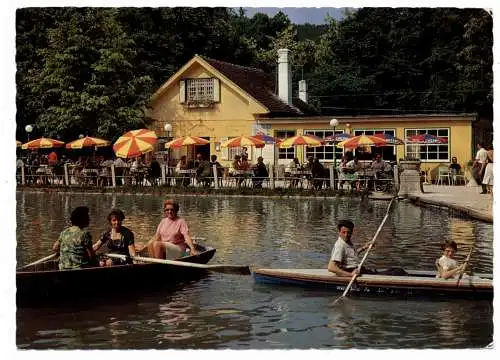 [Ansichtskarte] A 2500 BADEN bei Wien, Teich im Doblhoffpark. 