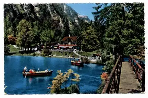 [Ansichtskarte] CH 3717 KANDERGRUND - BLAUSEE BE, Kahnpartien, 1961. 