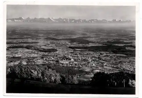 [Ansichtskarte] CH 4500 SOLOTHURN SO, Blick vom Hotel Weissenstein, 1953. 
