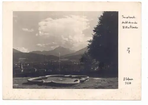 [Ansichtskarte] A 6000 INNSBRUCK, Ausblick von der Villa Blanka, 1953. 