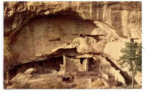 [Ansichtskarte] USA - COLORADO, Mesa Verde National Park, Oak Tree House. 