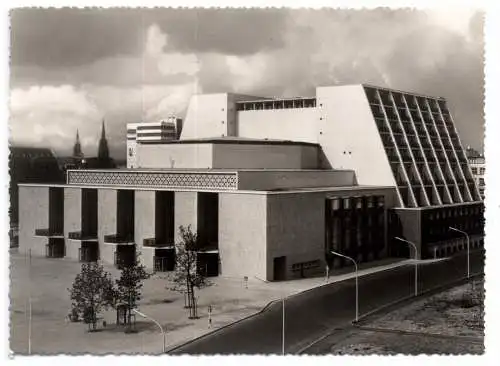 [Ansichtskarte] 5000 KÖLN, Neues Opernhaus, Nord - Süd fahrt. 