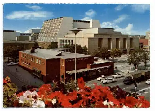 [Ansichtskarte] 5000 KÖLN, Neues Opernhaus, Nord - Süd fahrt. 