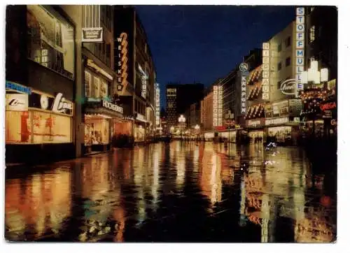 [Ansichtskarte] 5000 KÖLN, Schildergasse, 60er Jahre. 