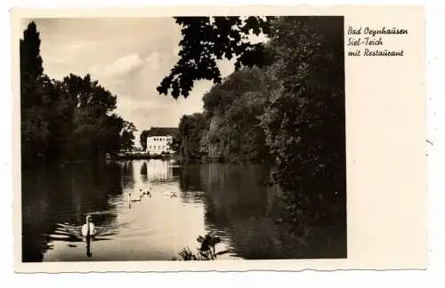 [Ansichtskarte] 4970 BAD OEYNHAUSEN, Siel - Teich mit  Restaurant. 
