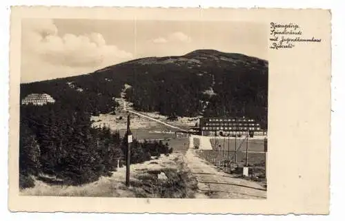 BÖHMEN & MÄHREN -SPINDLERMÜHLE / SPINDLERUV MLYN, Spindlerbaude, Jugendkammhaus Rübezahl, 1938