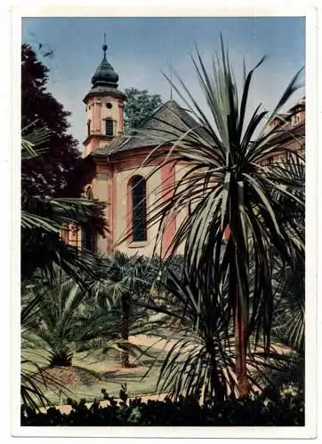 [Ansichtskarte] 7750 KONSTANZ INSEL MAINAU, Schloßkirche im Palmenhain. 