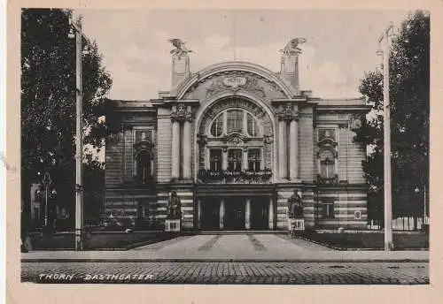 [Ansichtskarte] WESTPREUSSEN - THORN / TORUN, Theater. 
