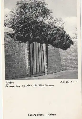 [Ansichtskarte] 3110 UELZEN, Turmstrasse, Alte Stadtmauer. 