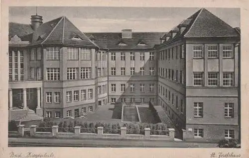 [Ansichtskarte] OBER - SCHLESIEN, ZIEGENHALS / GLUCHOLAZY, St. Josefshaus. 
