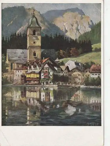 [Ansichtskarte] A 5360 ST. WOLFGANG, Künstler-Karte Schwetz. 