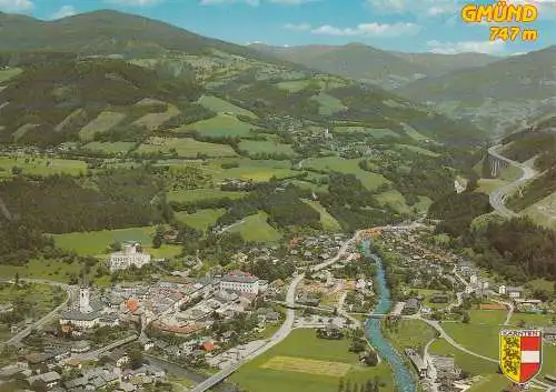 [Ansichtskarte] A 9853 GMÜND, Luftaufnahme. 