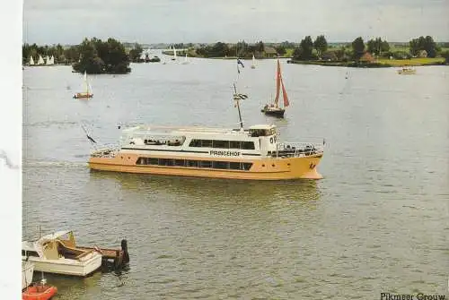 [Ansichtskarte] BINNENSCHIFFE - IJSSELMEER, Passagierschiff "DE PRINCEHOF", Leeuwarden. 