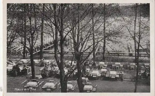 [Ansichtskarte] 0-1501 FERCH, Haus am See, 1943. 