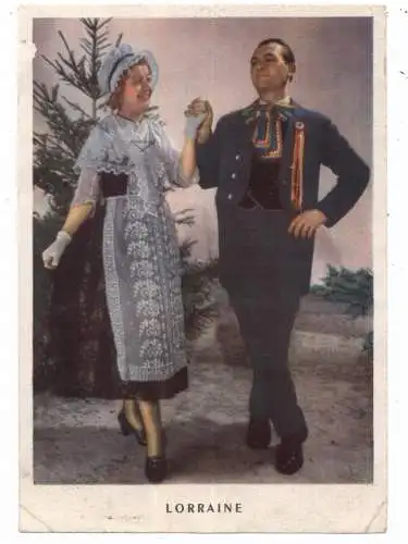 [Ansichtskarte] VÖLKERKUNDE / ETHNIC - Lothringer Trachten, Tanz. 