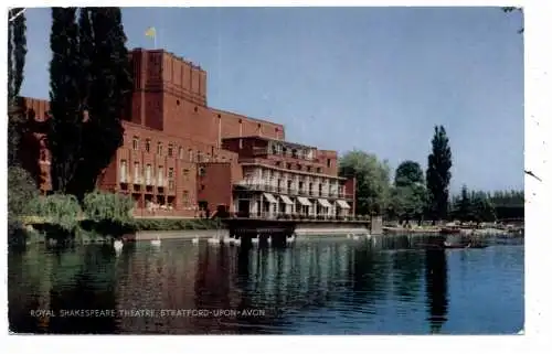 [Ansichtskarte] ENGLAND - WARWICKSHIRE - STRATFORD-UPON-AVON, Royal Shakespeare Theatre, 1963, Ed. Salmon. 