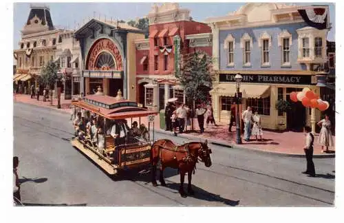 [Ansichtskarte] DISNEY - DISNEYLAND, Main Street, Upjohn Pharmacy, # A-2109-5. 