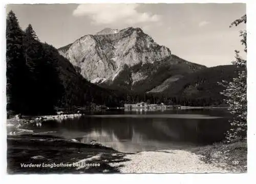 [Ansichtskarte] A 4802 EBENSEE, Vorderer Langbathsee. 