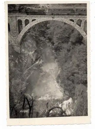 [Ansichtskarte] SLO 4250 BLED, Vintgar - Eisenbahnbrücke der Bohinjer Bahn. 