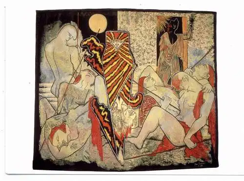 [Ansichtskarte] KÜNSTLER / ARTIST - JEAN COCTEAU, JUDITH und HOLOFERNES 1948. 