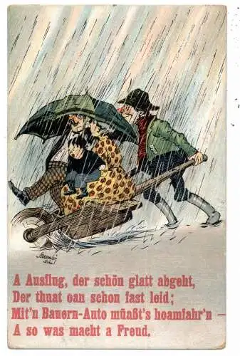 [Ansichtskarte] KÜNSTLER / ARTIST - VON SZEREMLEY, Humor, Verlag Zieher - München. 