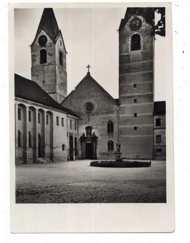 [Ansichtskarte] 8050 FREISING, Dom, Westfassade, 1935, DKV, Deutscher Kunst Verlag. 